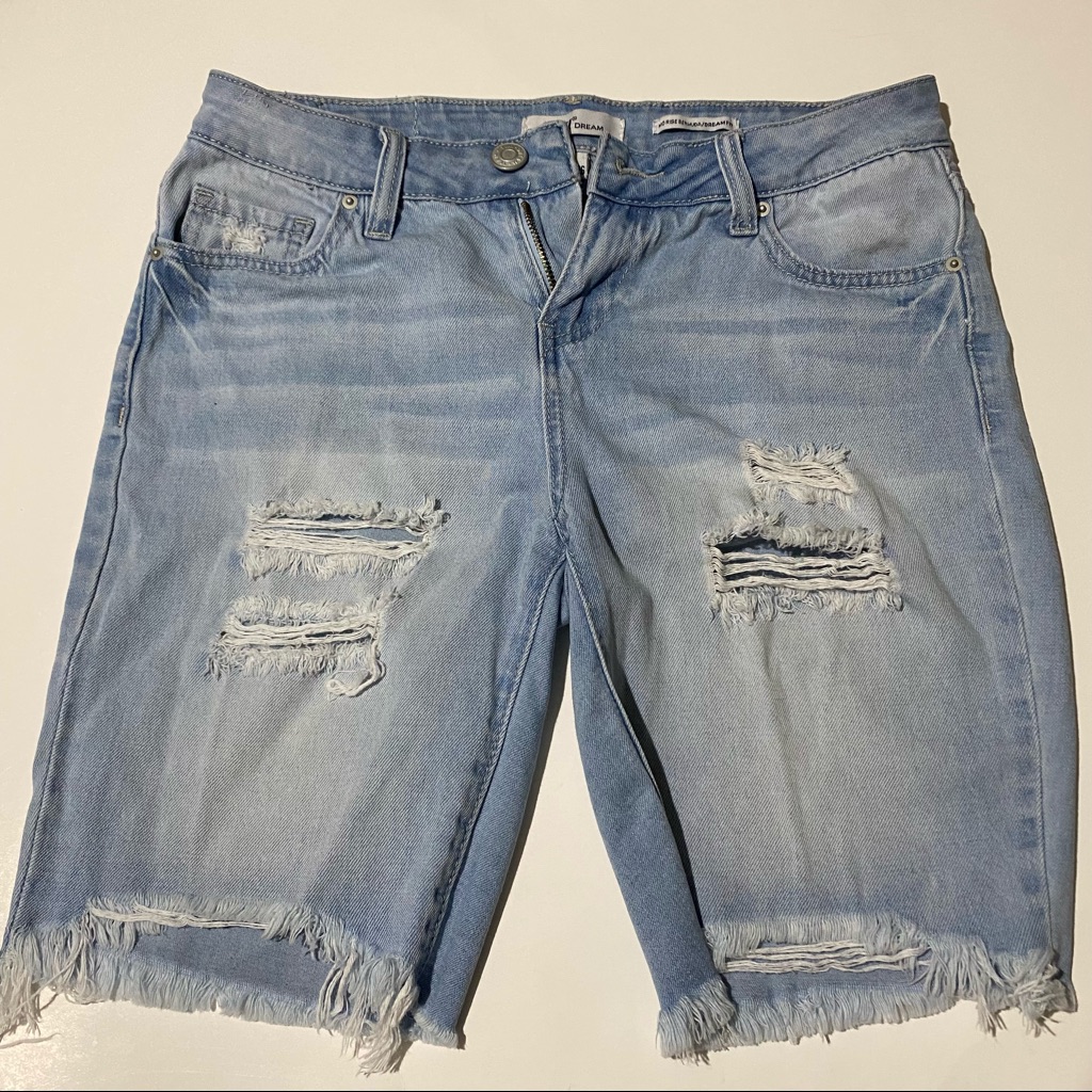 Distressed Burmuda Shorts